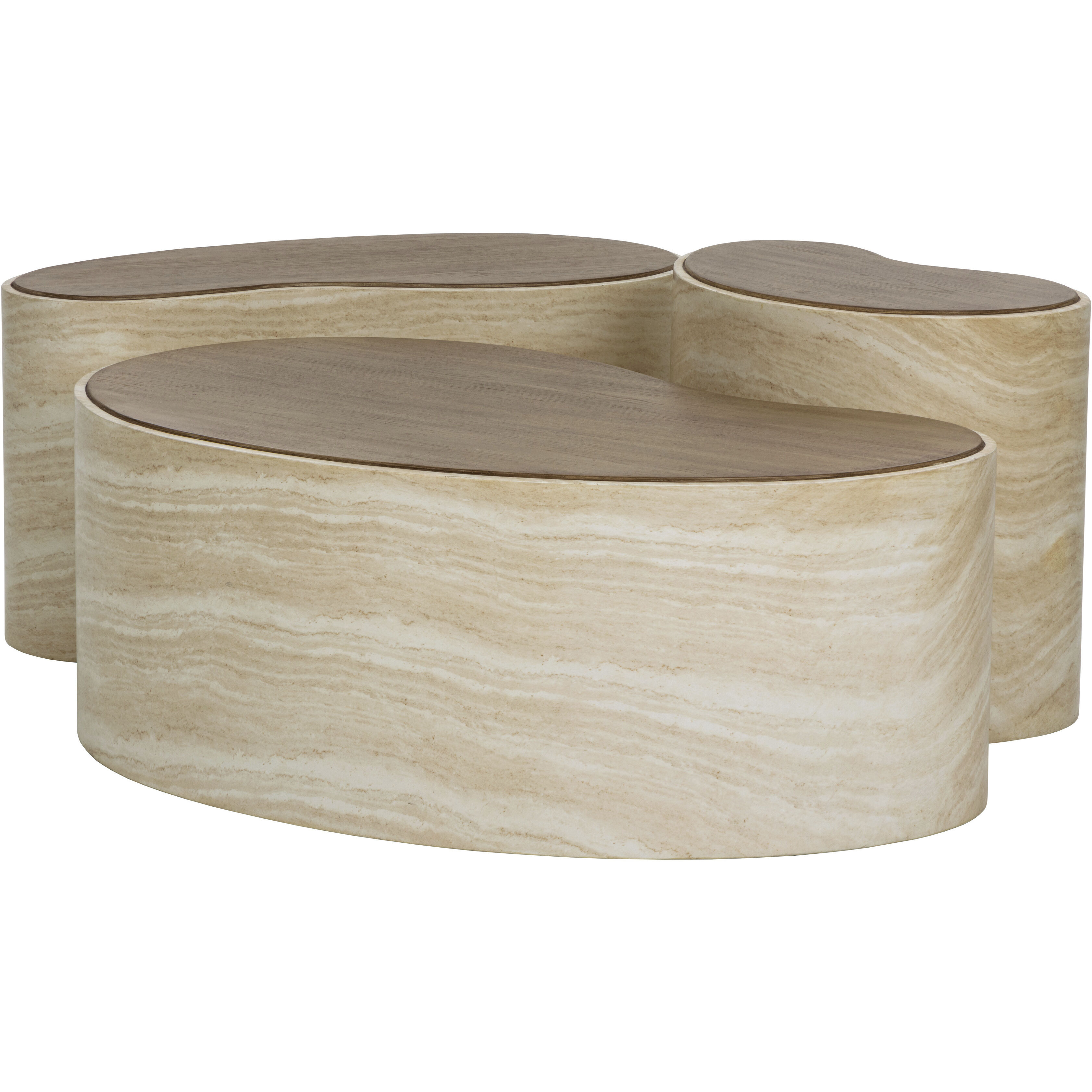 Ishiko 24 X 20 inch Light Brown / Warm Brown Outdoor Coffee Table